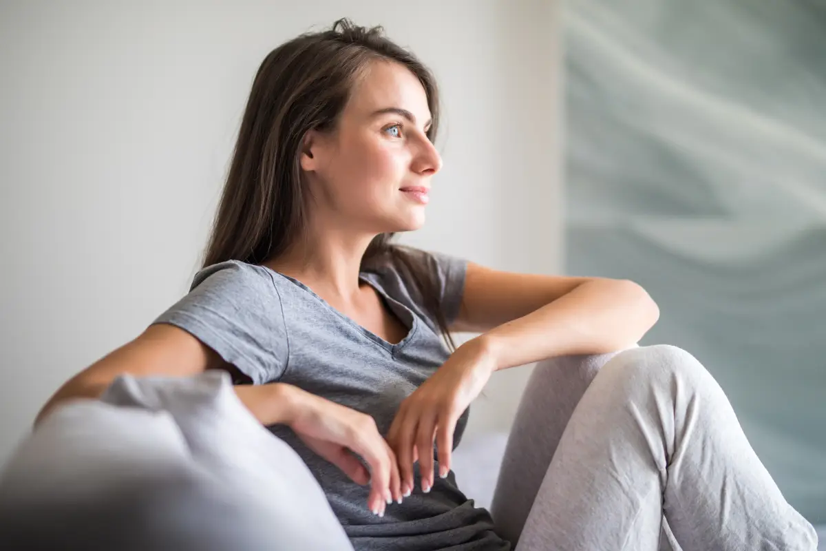 Woman wellness recovery at home - cannabis treatment prescription UK